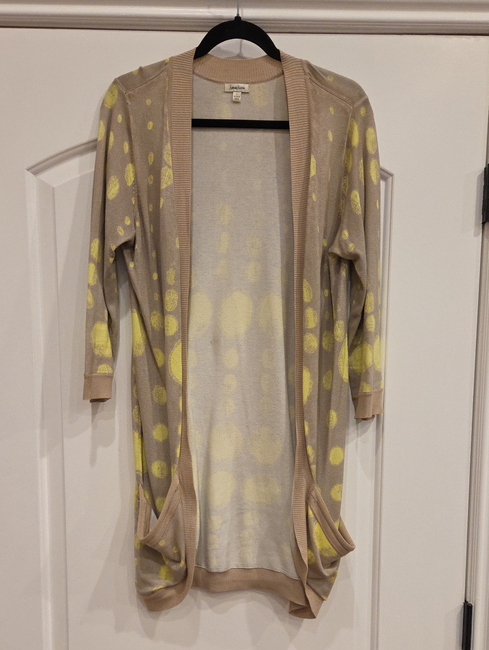 Neiman Marcus Open-Front Cardigan Size L